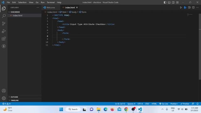 HTML Tutorial For Beginners In Odia | PART-130 | Input Type Checkbox in HTML5?