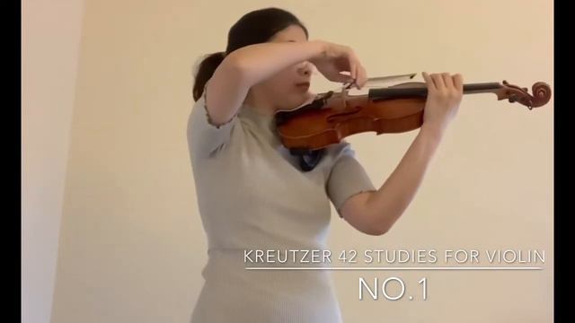 Kreutzer 42 Studies (Etudes) For Violin 【No.1】克莱采尔42首小提琴练习曲【第1课】 смотреть онлайн