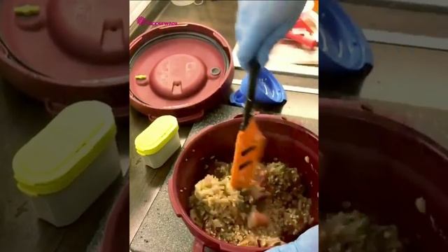 Tupperware микрокук Перловка с мясом и грибами