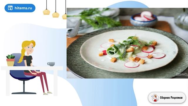 Весенний салат с огурцом и редисом. Рецепт условиях