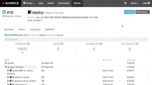 Rundeck 2 0  Running Jobs and Viewing Job Output