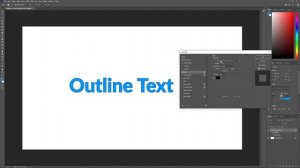 The Easiest Way To Outline Text In Photoshop CC 2021