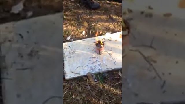 Костёр бомжа