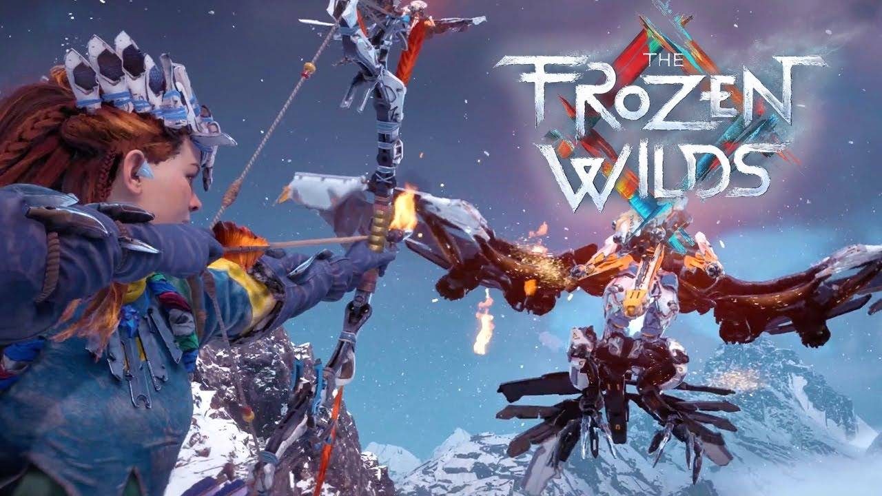 Wild zero. Хоризон Зеро давн. Хорайзн Зиро Доун. Horizon Zero Dawn дополнение. Horizon Zero Dawn DLC the Frozen Wilds.