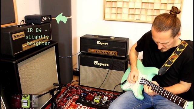 IR vs. Mic - Impulse Response vs real cab: Bogner Helios 50 - SM57 - BAE 1073MP - Suhr ML Standard смотреть онлайн