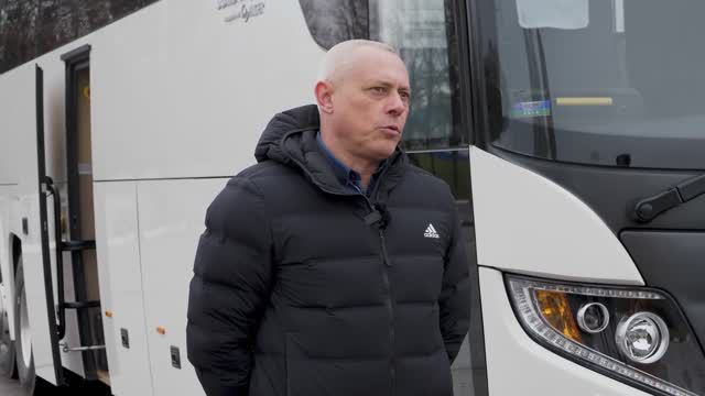 Обзор нашего мобильного офиса на базе Scania от блогера 808