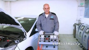 Технология очистки топливного контура бензинового двигателя с помощью установки GrunBaum INJ3000