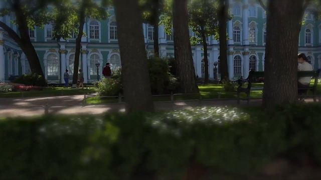 Summer in Saint Petersburg ~ Miniature city Film with Tilt-Shift effect Russia 4K UHD смотреть онлайн