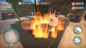 Симулятор Кота с Кидом #5 Персидский кот и Малыш Каракал в Cat Simulator 2 на Пурумчата