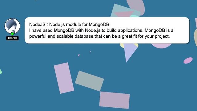 NodeJS : Node.js module for MongoDB