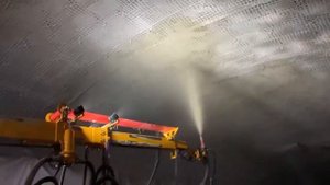 Торкретирование бетона. Набрызг бетона установкой Алива