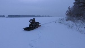 Тофалар 500 / Первый выезд на мотособаке в минус 28 / Перевернулся на Тофаларе