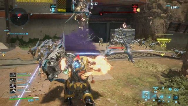 Exoprimal Open Beta: Dino Survival - Roadblock Gameplay 5 смотреть онлайн