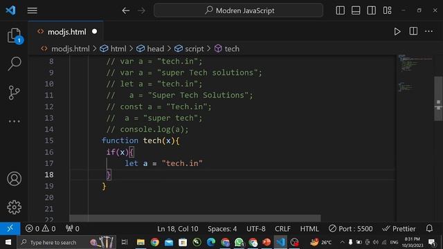 Modern JavaScript Tutorial ES6 | Introduction to Modern js & Variables Keywords(var, let, const)