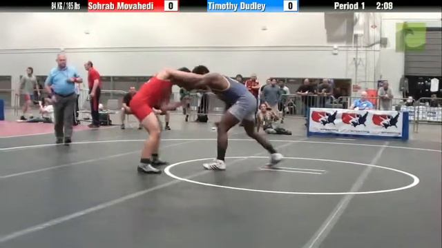 Men 84 KG / 185 lbs - Sohrab Movahedi vs. Timothy Dudley смотреть онлайн