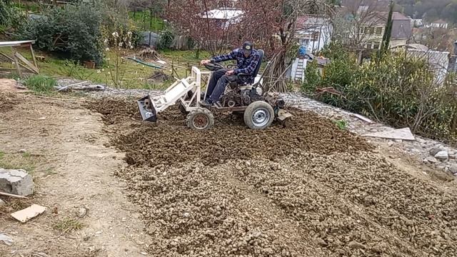 Что я натворил с культиватором крот Самодельный минитрактор ГРЫЗЛИ часть 17 смотреть онлайн