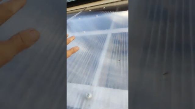 Кровля веранды из сотового поликарбоната 16 мм смотреть онлайн