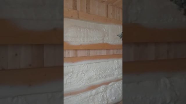 Напыление шумоизоляции ППУ (открытая ячейка) смотреть онлайн