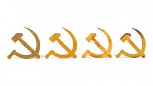 3D модель. Серп и молот.