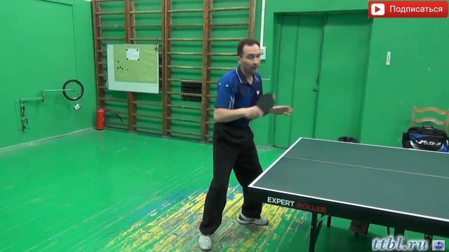 Уроки настольного тенниса. Часть 81. Игровая двух-ходовка смотреть онлайн