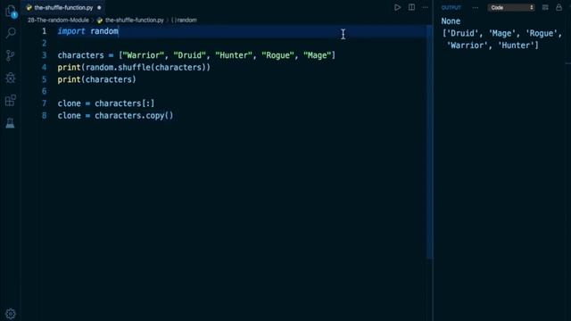 Python Programming Tutorial # 221 | The shuffle Function in Python | The Shuffle Function in Python