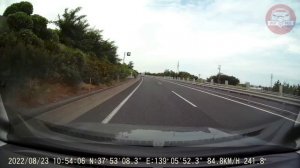 Дороги Японии. Видео снятое на регистратор