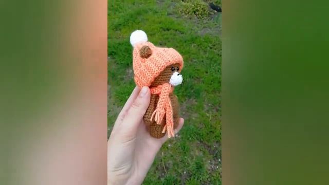 мишка ?вязаный#медведь смотреть онлайн