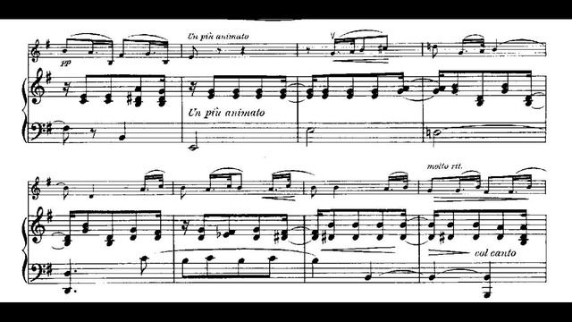 Massenet "Elegie" with Sheet Music (violin+piano)