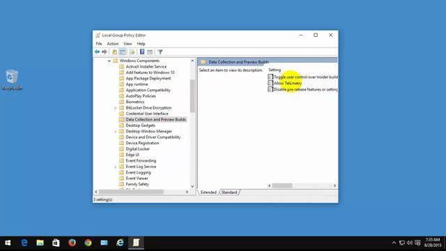 How To Disallow Or Allow Telemetry In Windows 10 смотреть онлайн