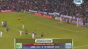Leon vs Emelec 3-0 Copa Libertadores 2014