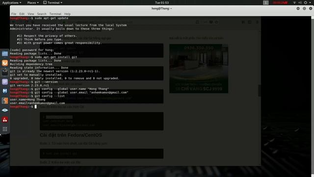 Cài đặt Git trên Kali Linux смотреть онлайн
