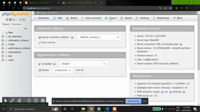 Making Simple Application Using PHP and MySQL || #7 PHPMyAdmin смотреть онлайн