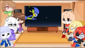 • Undertale React to Sans Vs Jevil | credits in desc •