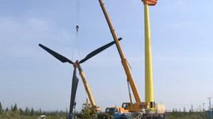 Первый "ветряк" за Полярным кругом!