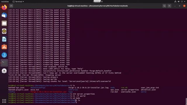 How to setup modded Minecraft Server 1.18.1 in Ubuntu смотреть онлайн