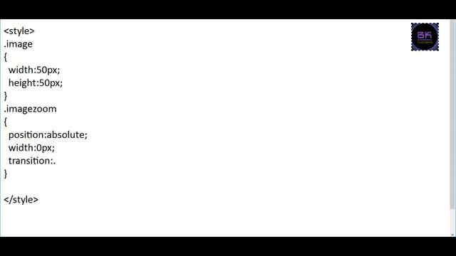 Amazing Image Zoom Effect | CSS BK Tutorial