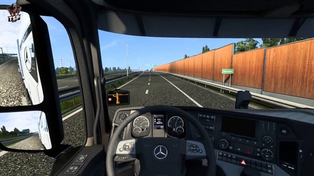 Mercedes-Benz Actros Truck Driving Ets2 1.45 Mods Gameplay - Euro Truck Simulator 2 Gameplay смотреть онлайн