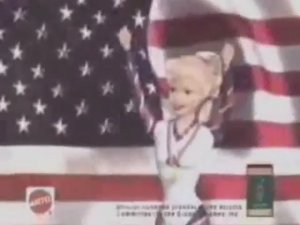 1996 Реклама куклы Барби Гимнастки Olympic Gymnast Barbie