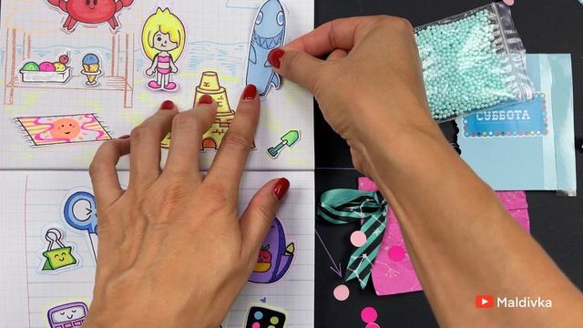 ? Бумажные сюрпризы #18 ? от Мальдивки Распаковка смотреть онлайн