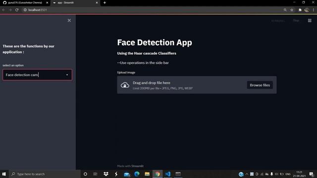 Face Detection Streamlit application | Haar cascade classifier | OpenCV смотреть онлайн