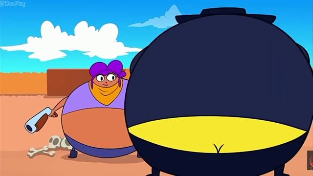 Бравл Старс но все персонажи толстые #мультик смотреть онлайн