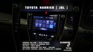 Toyota harrier JBL wireless CarPlay & andriod auto with AppStore