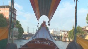 Бангкок - на лодке по каналам! (клип)