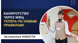 Юристы будут бесплатно консультировать граждан по банкротству через МФЦ