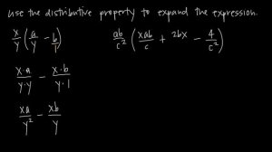 distributive property, fractions (KristaKingMath)