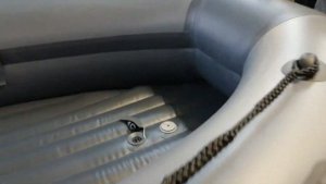 Лодка ПВХ Риф Скат Тритон 370 НДНД Серая темно серая