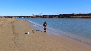 мощный клёв 23 03 22 / рыбалка в Атырау / Казахстан