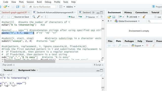 R programming Section 4. Advanced data management. Lecture 4. Character and string functions in R. смотреть онлайн