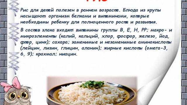 Гарниры в детском питании смотреть онлайн