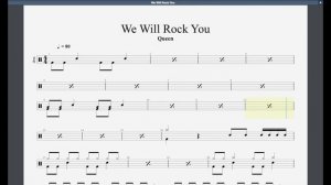 We Will Rock You Trinity Initial Grade Drums